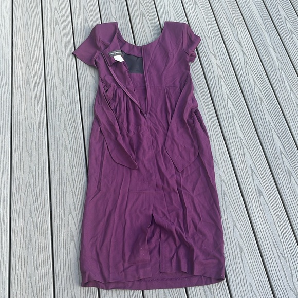 Deep Purple Maxi Dress with Embroidered Sash - Picture 4 of 9